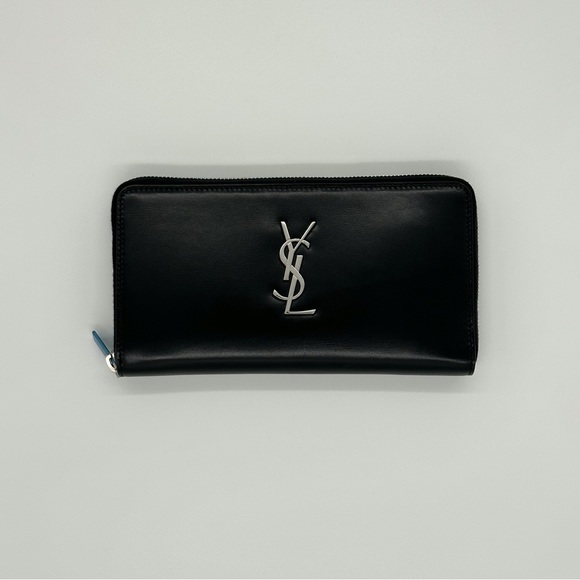 YSL Mono Ultracalf soft wallet - Picture 3 of 9